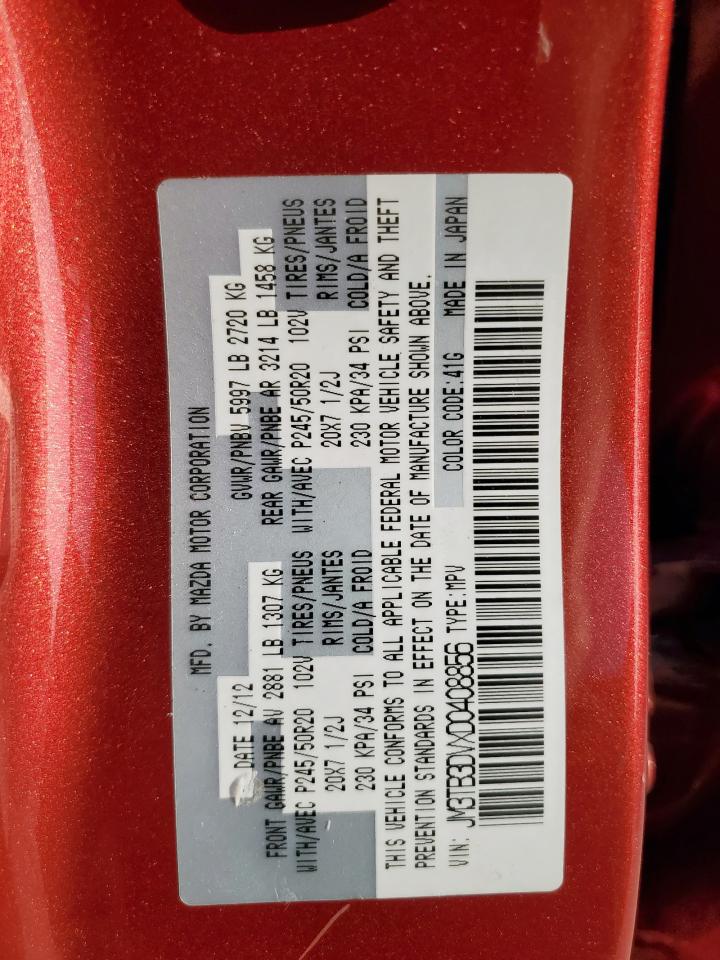 MAZDA CX-9 GRAND TOURING