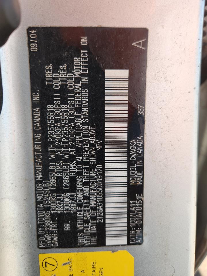 Lot #3280324960 2005 LEXUS RX 330