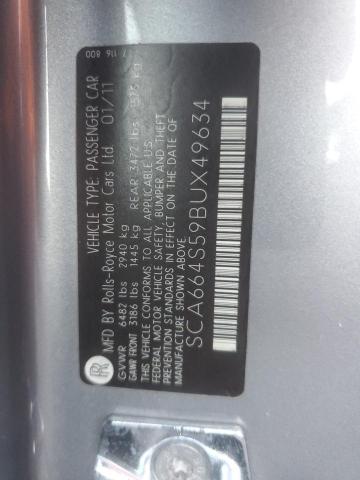 2011 ROLLS-ROYCE GHOST #3266699488