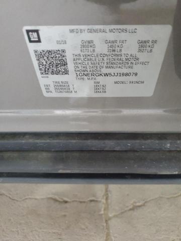 2018 CHEVROLET TRAVERSE L #3302710010