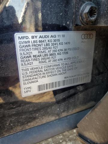 2019 AUDI Q7 PRESTIG WA1VAAF73KD021704