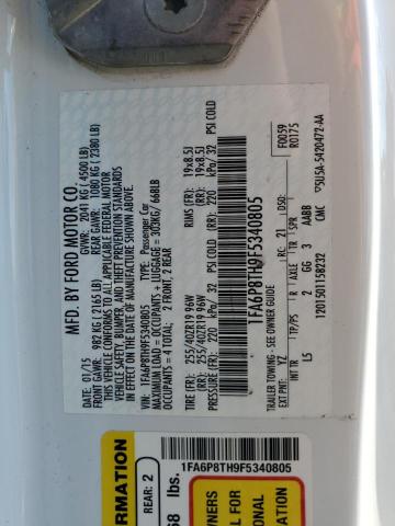 2015 FORD MUSTANG 1FA6P8TH9F5340805