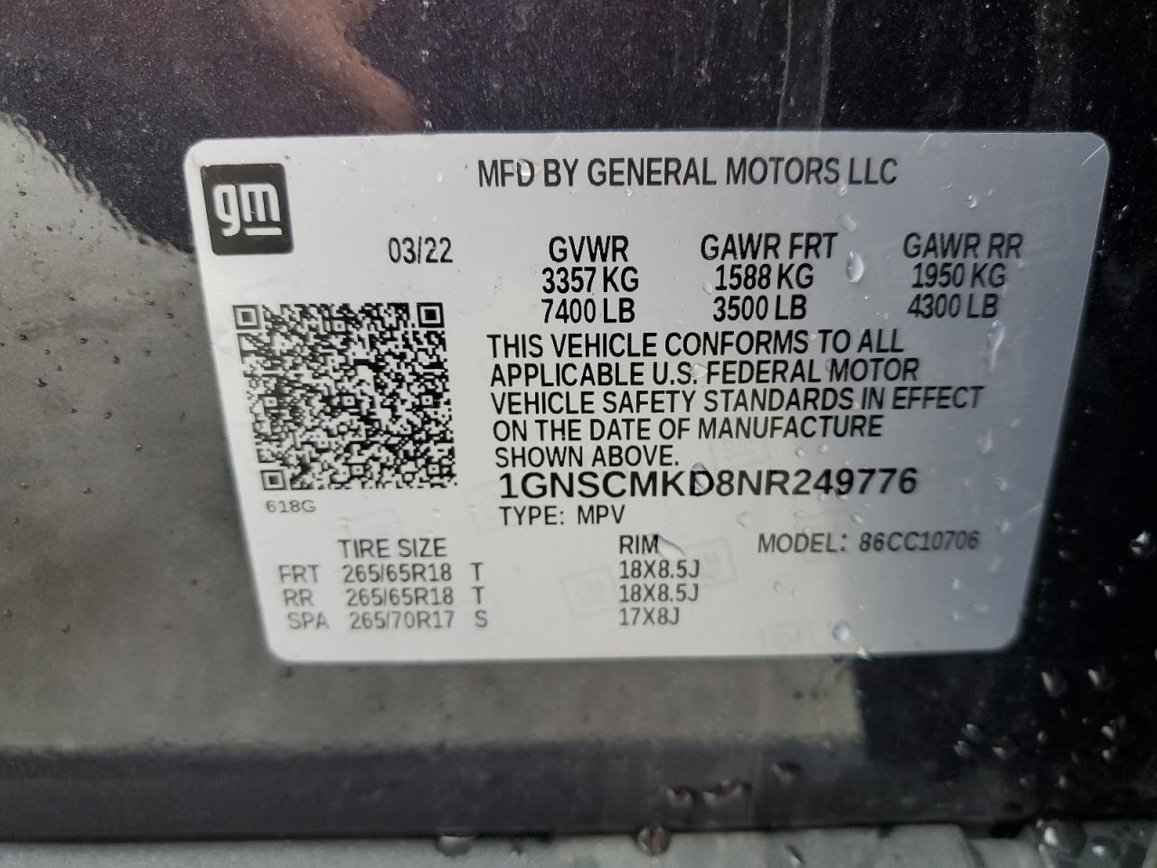 CHEVROLET TAHOE C1500 LS