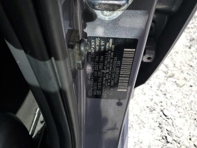 2016 HYUNDAI ACCENT SE KMHCT4AE1GU059434