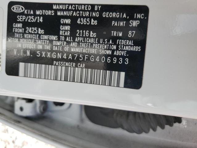 2015 KIA OPTIMA EX - 5XXGN4A75FG406933