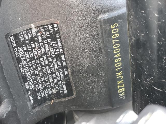 2025 KAWASAKI ZX636 K JKBZXJK10SA007905