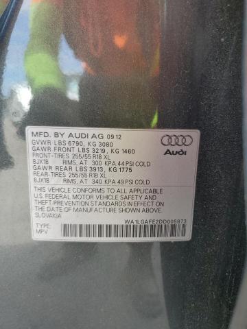 2013 AUDI Q7 PREMIUM PLUS - WA1LGAFE2DD005873