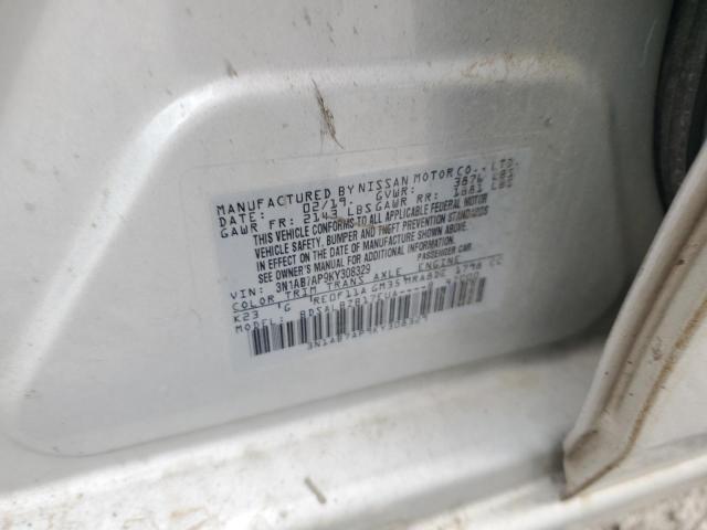 2019 NISSAN SENTRA S 3N1AB7AP9KY308329