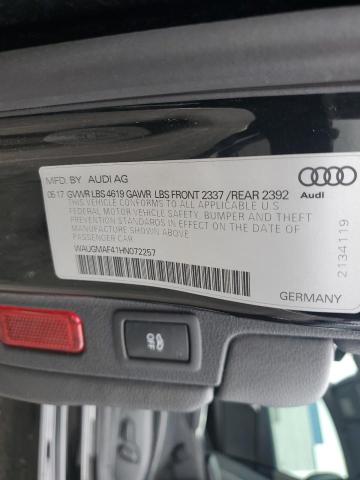 2017 AUDI A4 ULTRA P WAUGMAF41HN072257
