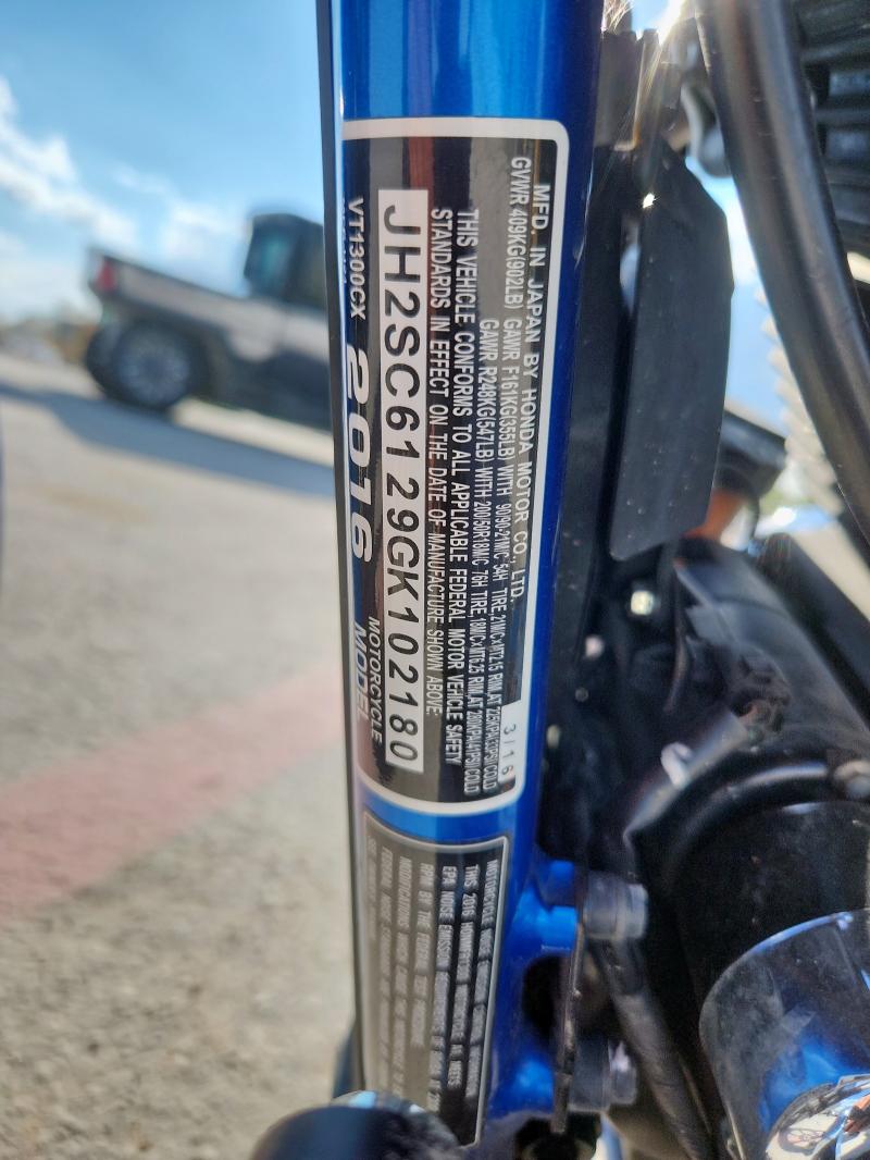 2016 HONDA VT1300 CX - JH2SC6129GK102180