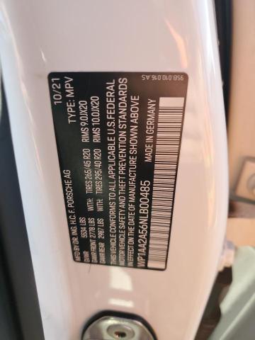 2022 PORSCHE MACAN - WP1AA2A56NLB00485