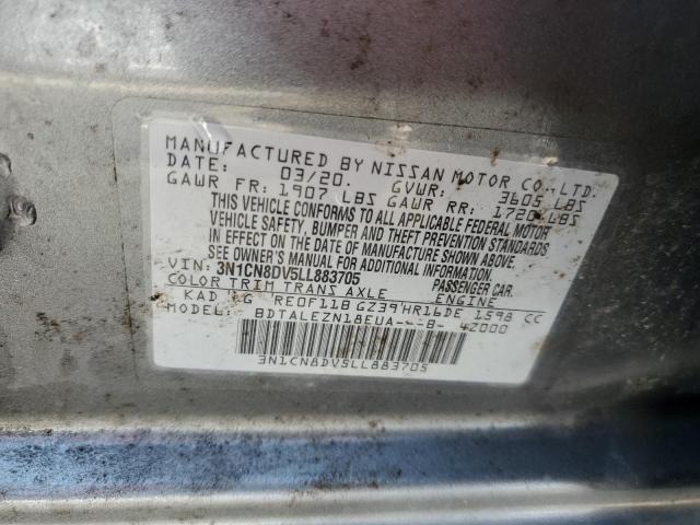 2020 NISSAN VERSA S 3N1CN8DV5LL883705