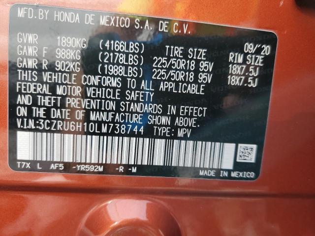 2020 HONDA HR-V SPORT 3CZRU6H10LM738744
