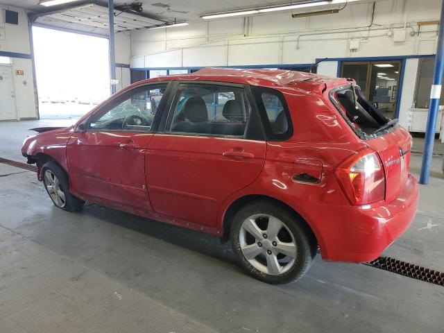 KIA SPECTRA SX 2009 red  gas KNAFE242495025631 photo #3