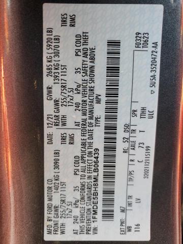 2021 FORD BRONCO BAS #3285784653