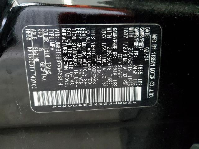 2024 NISSAN ROGUE SV JN8BT3BB7RW433314