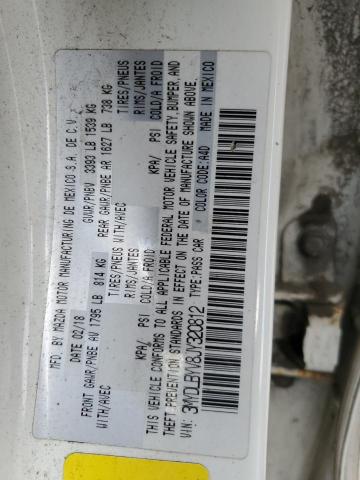 2018 TOYOTA YARIS IA 3MYDLBYV8JY320812