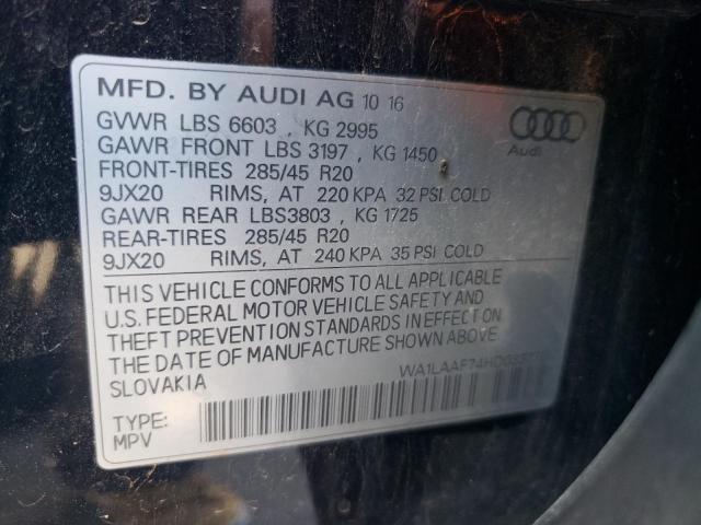 2017 AUDI Q7 PREMIUM #3265109866