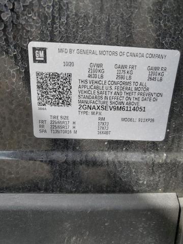 2021 CHEVROLET EQUINOX LS 2GNAXSEV9M6114051