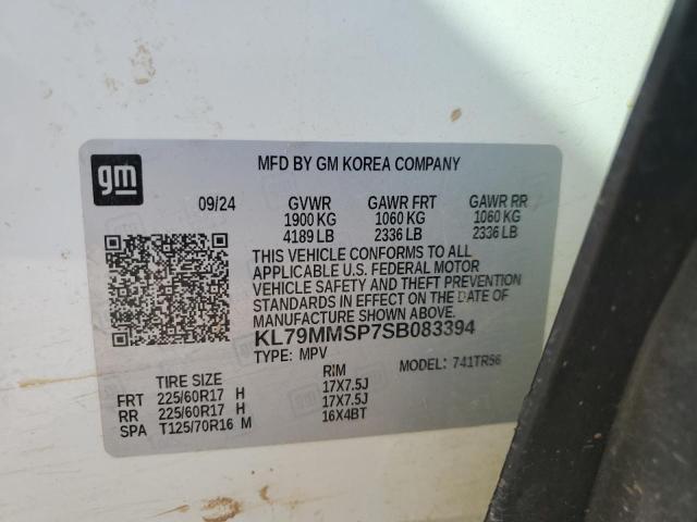2025 CHEVROLET TRAILBLAZER LS KL79MMSP7SB083394
