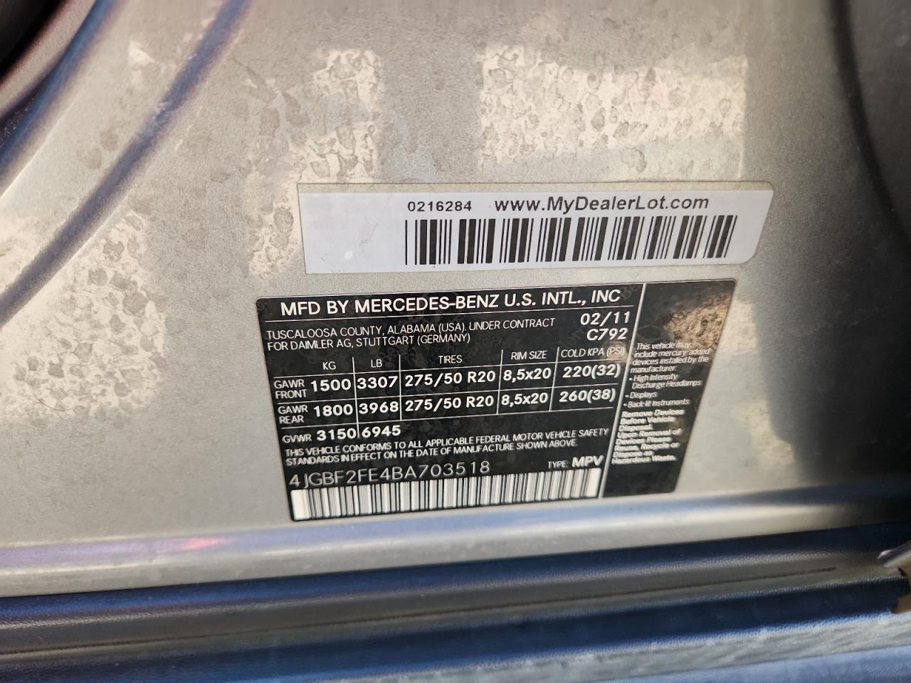 MERCEDES-BENZ GL-CLASS 350 BLUETEC