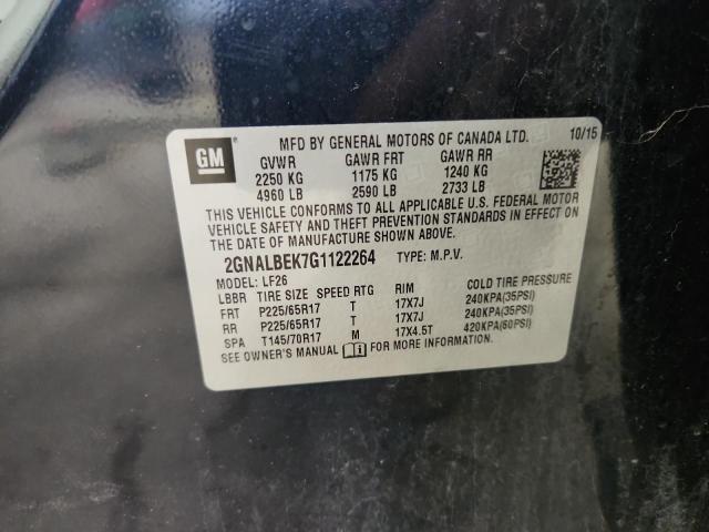 2016 CHEVROLET EQUINOX LS - 2GNALBEK7G1122264