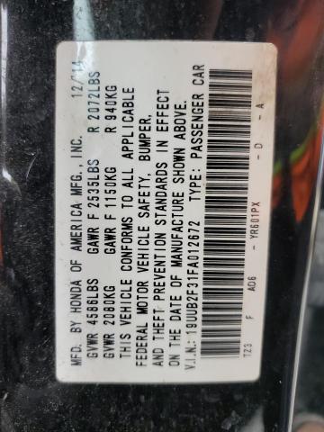 2015 ACURA TLX #3316680193