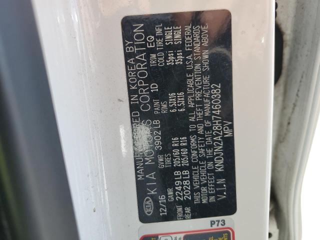 2017 KIA SOUL KNDJN2A28H7460382