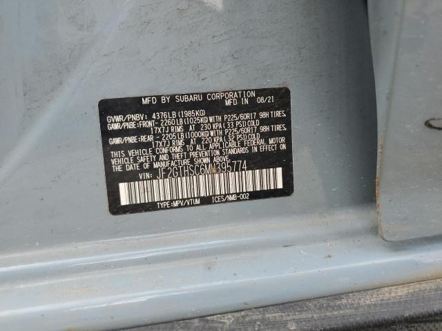 2021 SUBARU CROSSTREK JF2GTHSC6MH395774