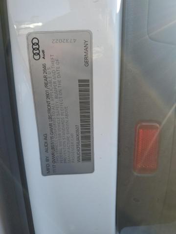 2018 AUDI S5 PRESTIG WAUC4CF58JA063507