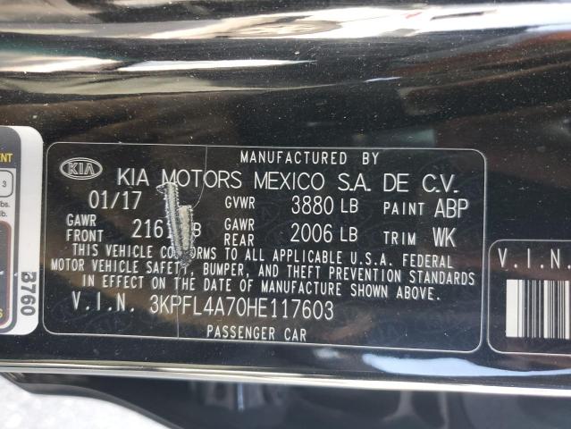 2017 KIA FORTE LX - 3KPFL4A70HE117603