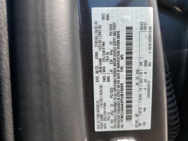 2023 FORD ESCAPE ST LINE SELECT 1FMCU9NA5PUB15005