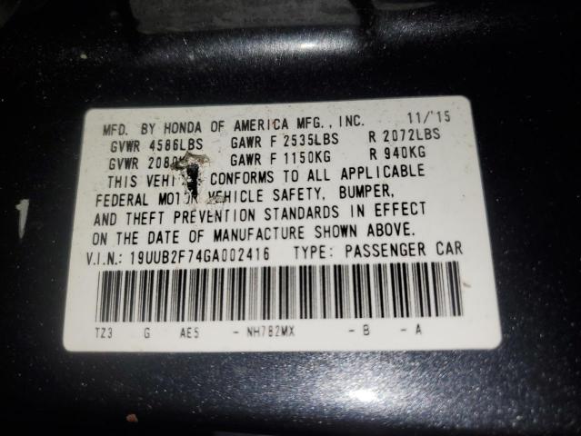 2016 ACURA TLX ADVANC #3305366320