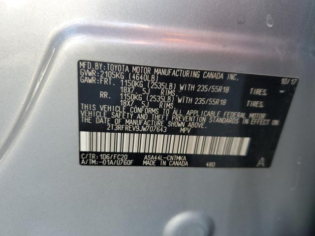 2018 TOYOTA RAV4 ADVEN 2T3RFREV9JW707643