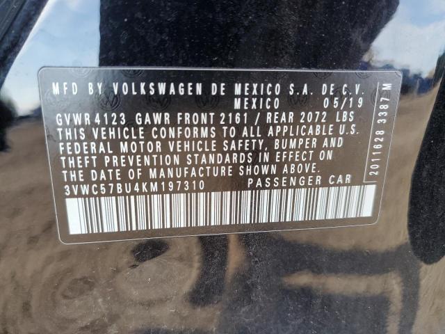 2019 VOLKSWAGEN JETTA S - 3VWC57BU4KM197310