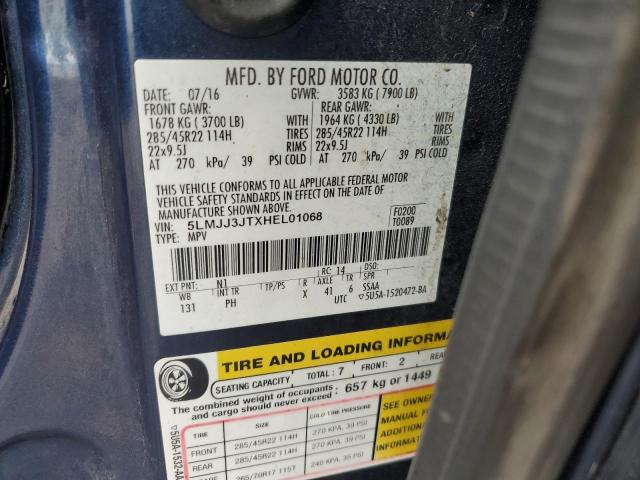 2017 LINCOLN NAVIGATOR 5LMJJ3JTXHEL01068