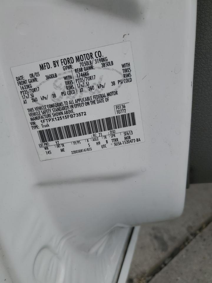 Lot #3284897921 2005 FORD F150