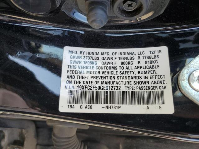 2016 HONDA CIVIC LX - 19XFC2F59GE012732