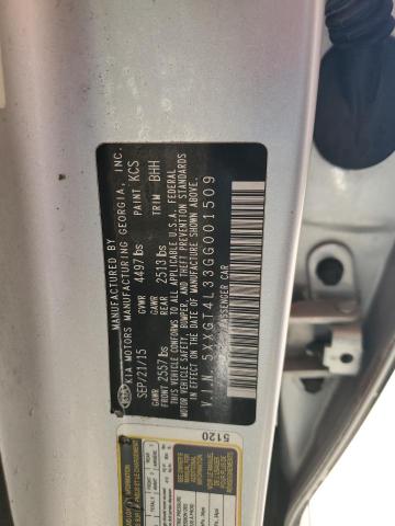2016 KIA OPTIMA LX 5XXGT4L33GG001509
