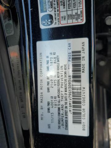 2016 MAZDA 3 TOURING JM1BM1V79G1309348