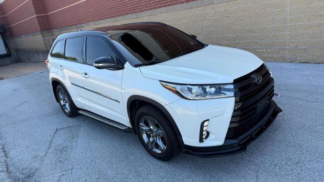 TOYOTA HIGHLANDER 2018 white  gas 5TDDZRFH0JS881144 photo #1