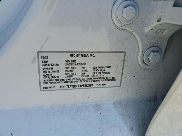 2023 TESLA MODEL Y 7SAYGDEF4PF882291