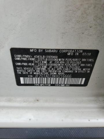 2019 SUBARU CROSSTREK JF2GTAEC8KH216666