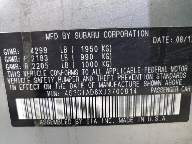 2018 SUBARU IMPREZA PR #3265254978