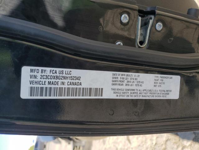 2022 DODGE CHARGER SX - 2C3CDXBG2NH152342