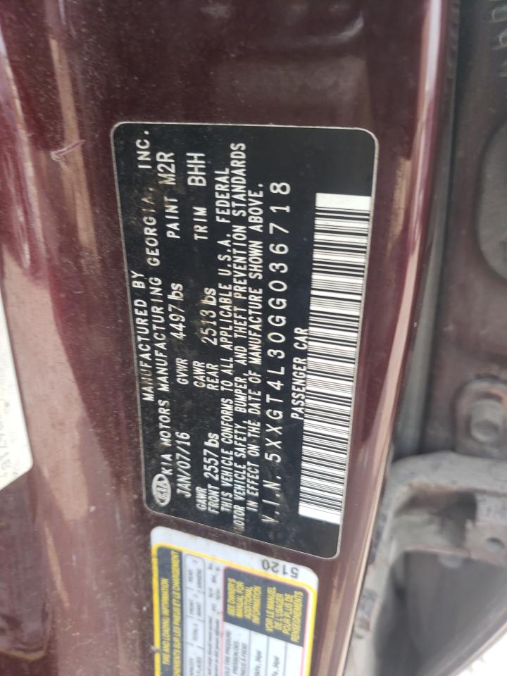 Lot #3311528267 2016 KIA OPTIMA LX