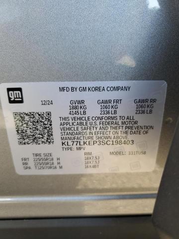 2025 CHEVROLET TRAX ACTIV KL77LKEP3SC198403