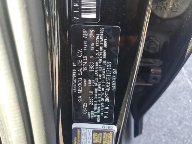 2025 KIA K4 LX 3KPFT4DE8SE117138