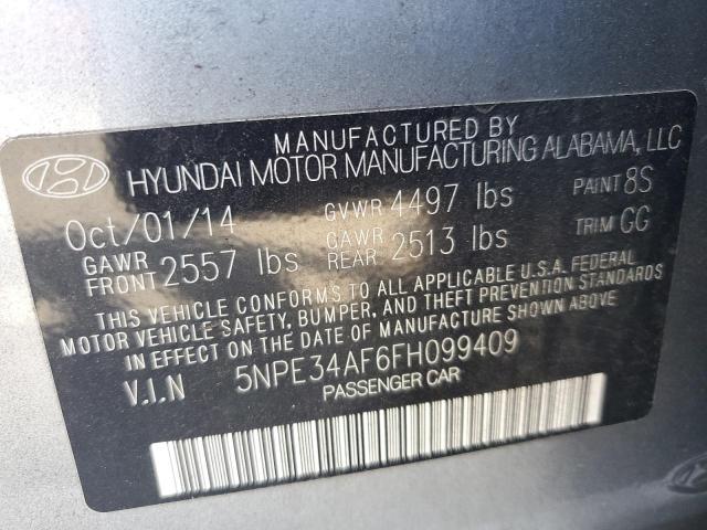 2015 HYUNDAI SONATA SPO 5NPE34AF6FH099409