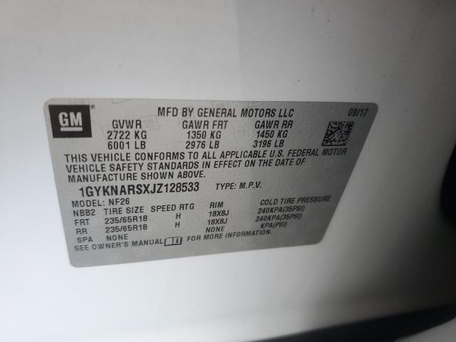 2018 CADILLAC XT5 1GYKNARSXJZ128533